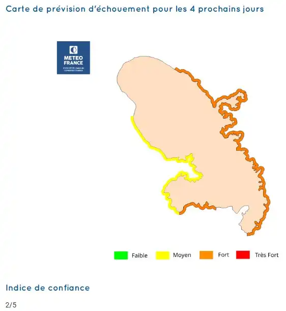 sargassum-monitoring-previsions sargasses-sargazo-map-mapa-carte-martinique