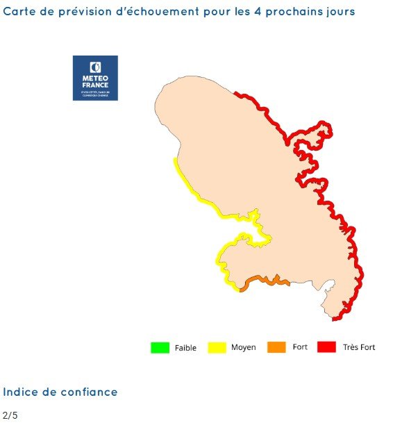 sargassum-monitoring-previsions sargasses-sargazo-map-mapa-carte-martinique