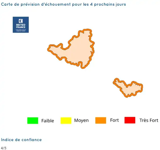 sargassum-monitoring-previsions sargasses-sargazo-map-mapa-carte-saint-martin-saint-barth