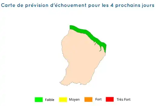 sargassum-monitoring-previsions sargasses-sargazo-map-mapa-carte-guyane-01-december-2025