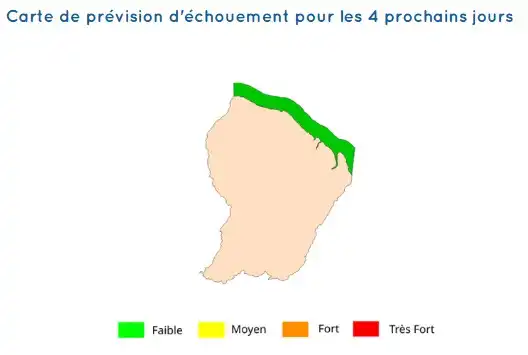 sargassum-monitoring-previsions sargasses-sargazo-map-mapa-carte-guyane-26-january-2026