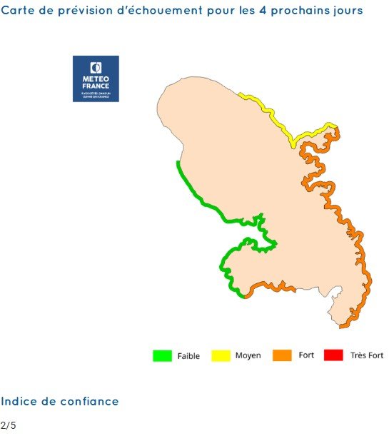 sargassum-monitoring-previsions sargasses-sargazo-map-mapa-carte-martinique-00-march-2026