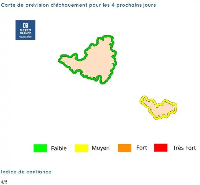 sargassum-monitoring-previsions sargasses-sargazo-map-mapa-carte-saint-martin-saint-barth-23-march-2026