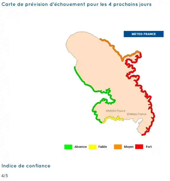 sargassum-monitoring-previsions sargasses-sargazo-map-mapa-carte-martinique-30-07-2026