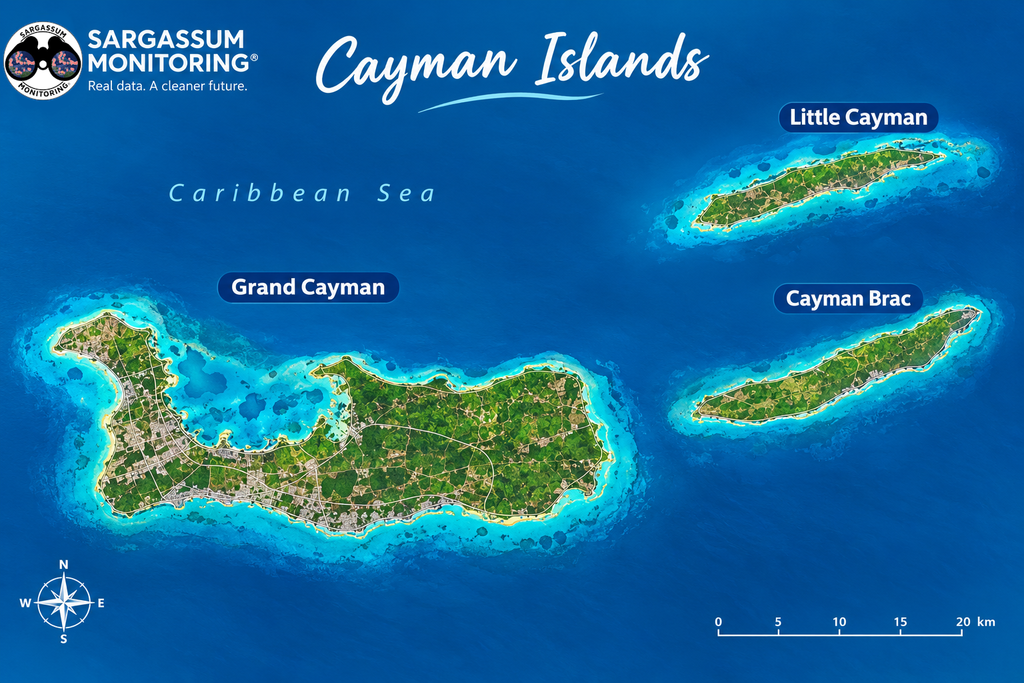 cayman islands – forecast-sargassum-sargazo-sargasses